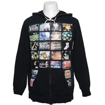 Capuchon sweater (Zwart, Meerkleurig) van Volcom Katoen, Polyester