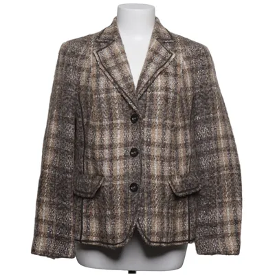 Blazer (Brun, Beige) fra Atelier Creation Akryl, Alpacauld, Bomuld, Polyamid, Viscose