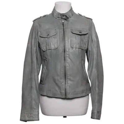 Läderjacka (Grå) från Gipsy Skinn, Polyester