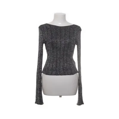 Tröja (Svart, Silverfärgad) från NA-KD Metallfiber, Polyamid, Polyester, Viskos