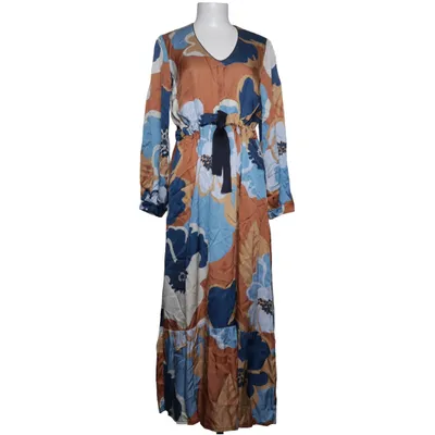 Robe longue (Bleu, Marron, Multicolore) de La Fée Maraboutée Viscose