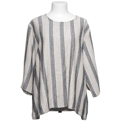 Pull-over (Beige, Noir, Blanc) de Masai Coton, Fibre métallique, Polyester, Viscose