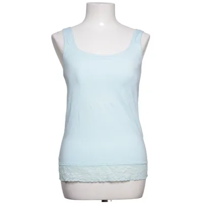 Tanktop (Blauw) van Queentex Katoen, Elastaan, Modal, Polyester