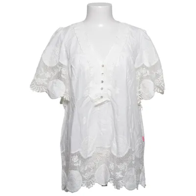 Blouse (Blanc) de Flamenco Coton