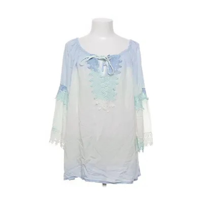 Blus (Blå, Vit, Flerfärgad) från Made in italy Elastan, Viskos