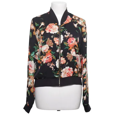 Bomber jacket (Black, Multicolored) from Forever 21 Polyester