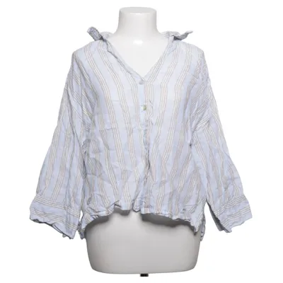 Blouse (Blauw, Beige) van Christian Siriano Linnen