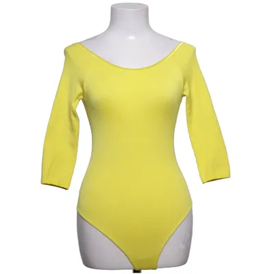 Body (Jaune) de Wolford Coton, Élasthane, Polyamide