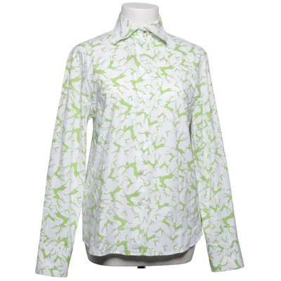 Chemise (Blanc, Vert) de Habsburg Coton, Élasthane