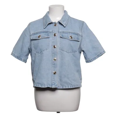 Denim blouse (Blauw) van Guts & Gusto Katoen, Polyester