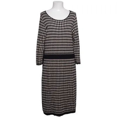 Jurk (Zwart, Beige) van Montego Katoen, Polyamide, Viscose