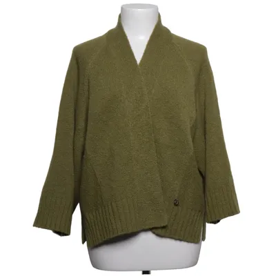 Cardigan (Groen) van Le Comte Acryl, Elastaan, Polyamide, Wol