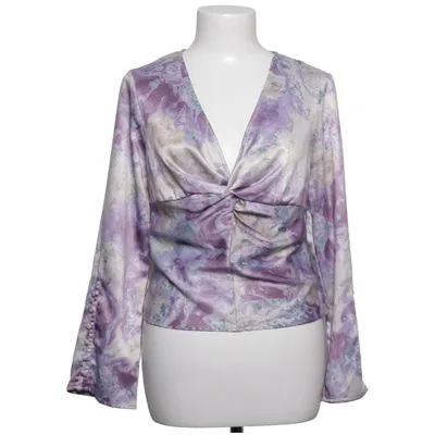 Bluse (Lilla, Beige, Flerfarvet) fra Zara Polyester