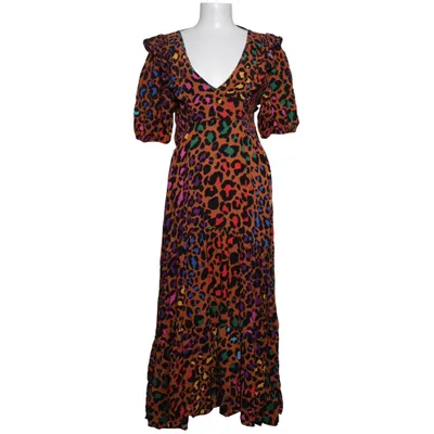 Maxi dress (Orange, Multicolored) from Farm Viscose