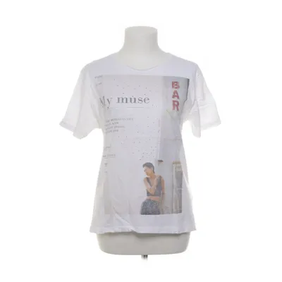 T-shirt (Wit, Meerkleurig) van Zara W&B Collection