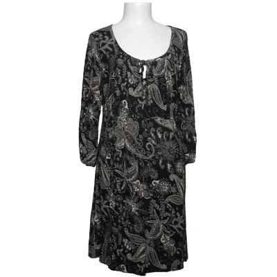 Robe (Noir, Beige) de Rosebud Viscose
