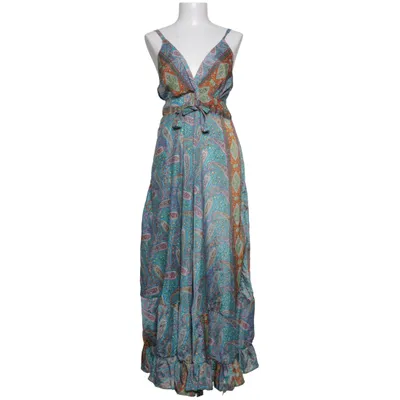 Maxi jurk (Blauw, Meerkleurig) van Manvi