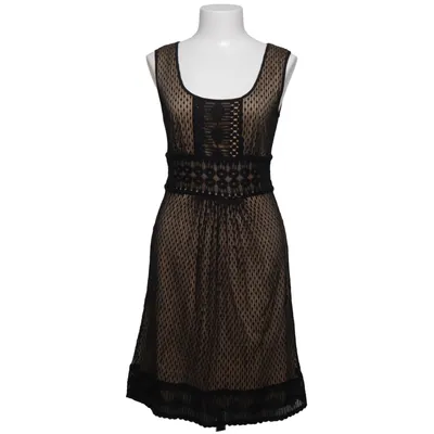 Robe (Noir, Beige) de Studio M Coton, Élasthane, Polyamide, Polyester