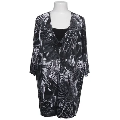 Cardigan (Black, White) from Canda C&A Elastane, Viscose