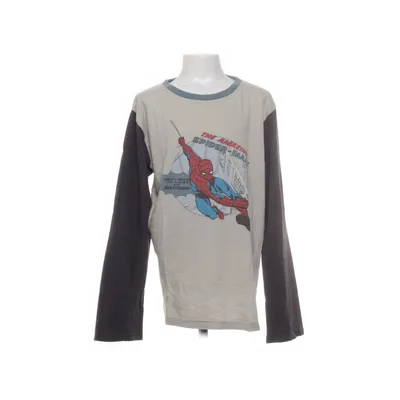 Långärmad t-shirt (Grå, Blå, Svart, Röd) från Marvel Comics Bomull