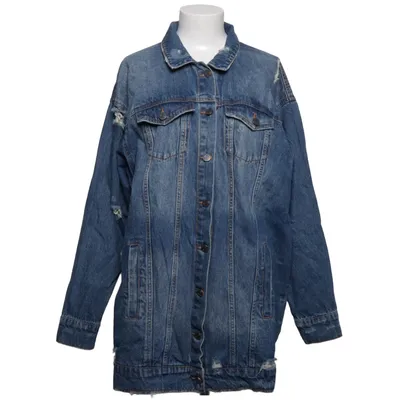 Jeansjacke (NMANGIE L/S LONG JACKET) von Noisy May Baumwolle