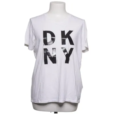 T-shirt (Wit, Zwart) van DKNY Sport Katoen, Elastaan, Modal