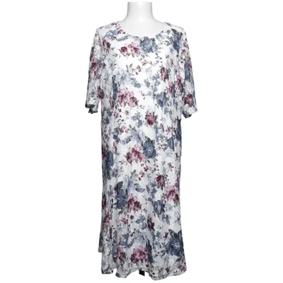 Dress (White, Multicolored) from Isolde Elastane, Polyamide, Polyester