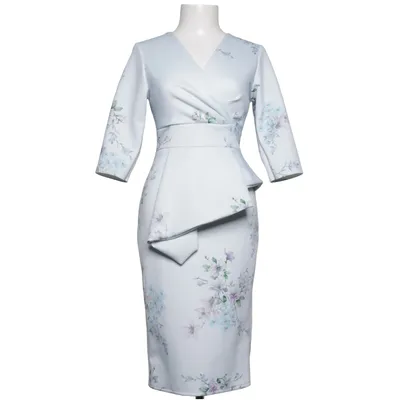 Dress (Blue, Multicolored) from Walg Petite Elastane, Polyester