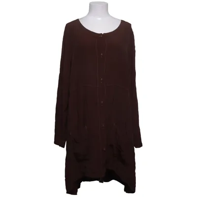 Shirt dress (Brown) from Uno Danmark Viscose