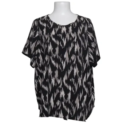 Top (Black, Beige) from ONLY Carmakoma Elastane, Recycled polyester