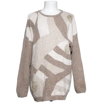 Pull-over (Beige, Blanc) de Essence Angora, Polyamide, Soie, Laine