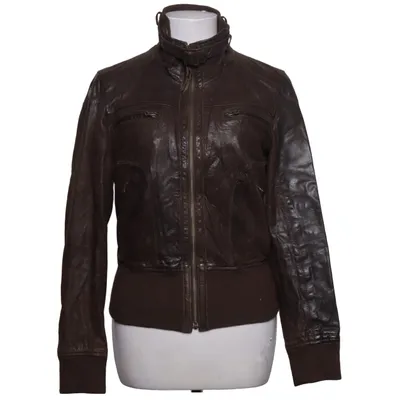 Läderjacka (Brun) från Mason's Skinn, Viskos