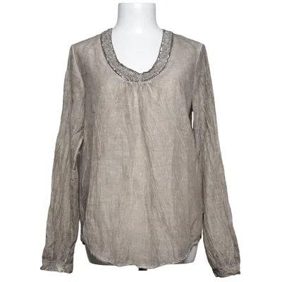 Blus (Beige) från Copenhagen Luxe Bomull, Silke