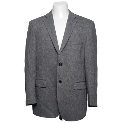 Blazer (Gray) from Stones Polyester, Viscose, Wool