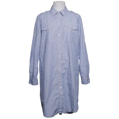 Robe chemise (Bleu, Blanc) de Julie Fagerholt Coton