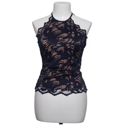 Haut (Bleu, Beige) de H&M Élasthane, Polyamide, Polyester