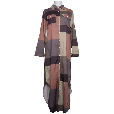 Skjortklänning (Brun, Beige, Flerfärgad) från X&Z Bomull, Polyester