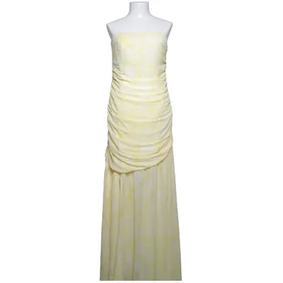 Kjole (Gul, Flerfarvet) fra Adoore Elastan, Polyester