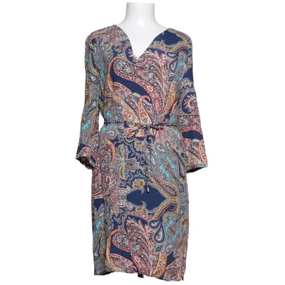 Klänning (Blå, Flerfärgad) från ESPRIT Polyester, Viskos