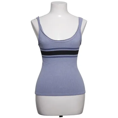 Tank Top (Blue, Black) from Urban Outfitters Elastane, Modal, Polyamide
