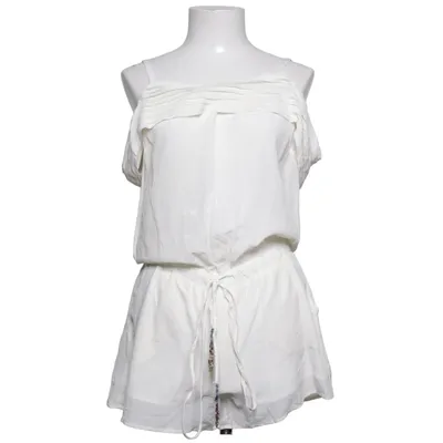Buksedragt (Hvid) fra Atos Lombardini Polyester, Silke