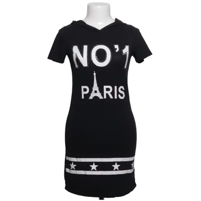 Hood dress (Black, White) from AmbitionFly Cotton, Elastane