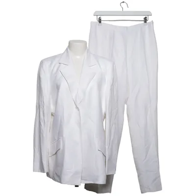 Suit (White) from Kasper Acetate, Linen, Viscose