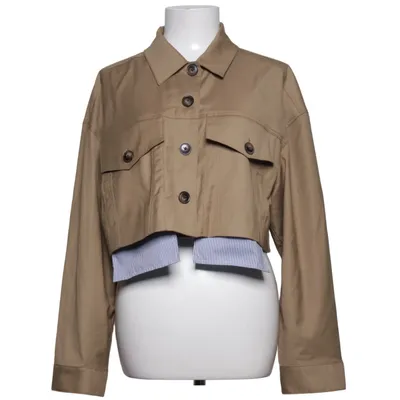 Jakke (Beige, Blå, Hvid) fra Primark Cares Bomuld, Elastan, Polyester, Viscose