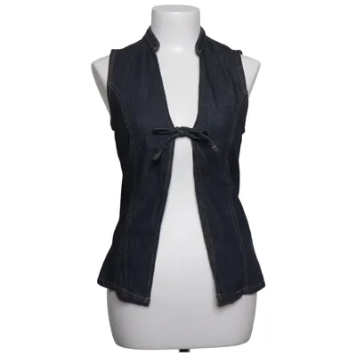 Spijker gilet (Blauw) van Pull & Bear Katoen