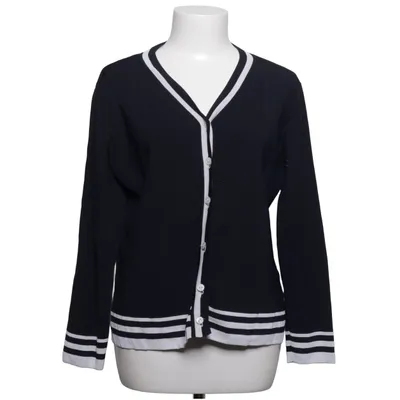 Strickjacke (Blau, Weiß) von Pierre Cavallo Polyamid, Viskose