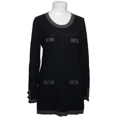 Dress (Black, Gray) from August Silk Bamboo, Silk, Viscose, Wool