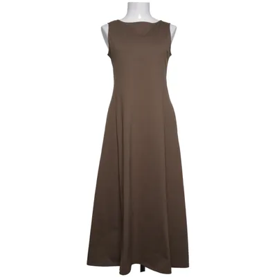 uniqlo dress brown Thinking Mu - Brown Long Dress Cupro Sade - S main image 1
