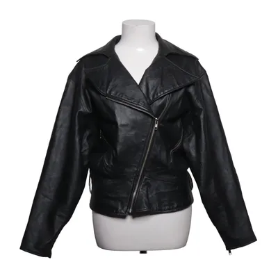 Biker jacket (Black) Polyester, Suede