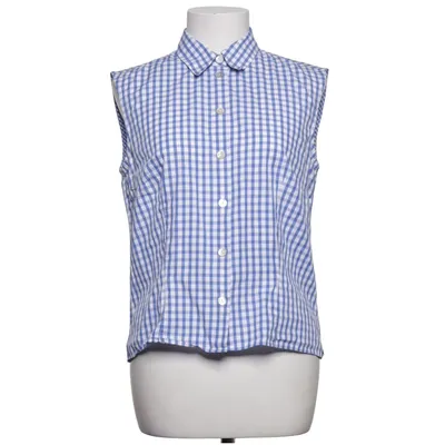 Top (Blue, White) from Hammerschmid Cotton